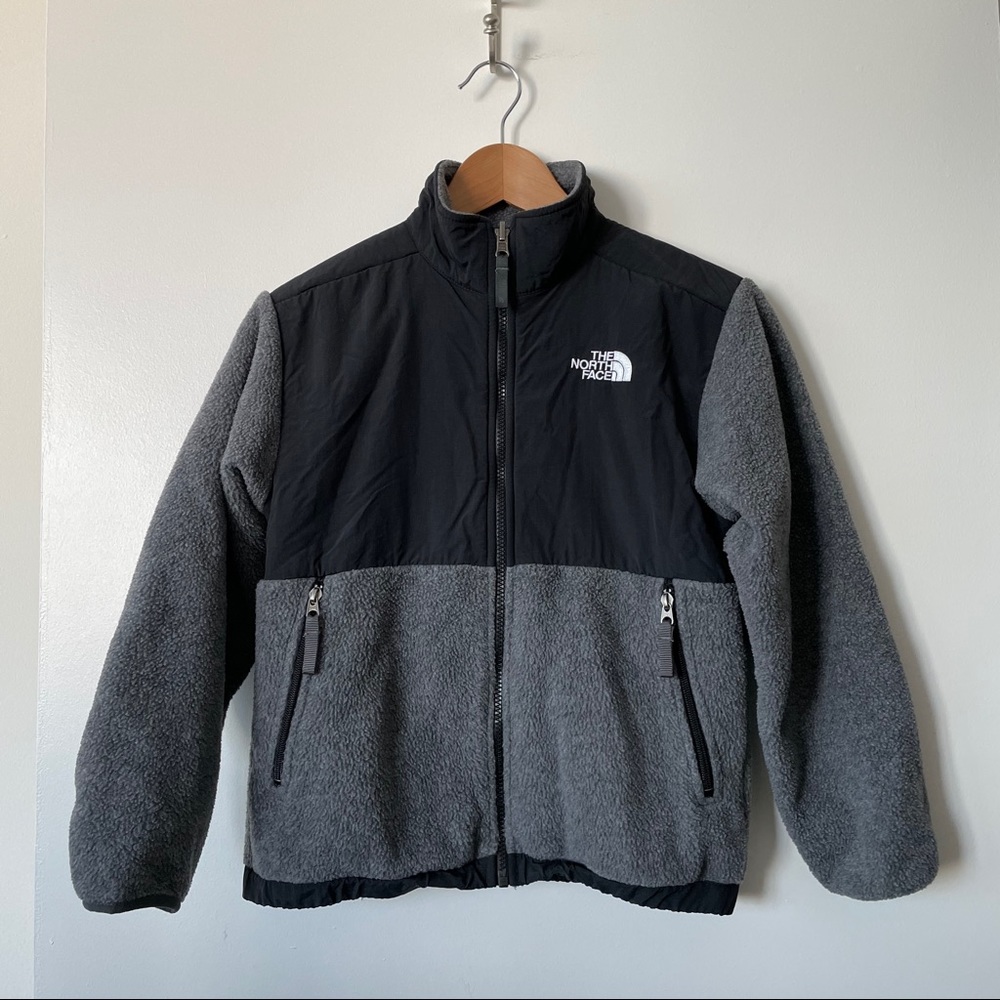 Kid’s Gray North Face Fleece Jacket